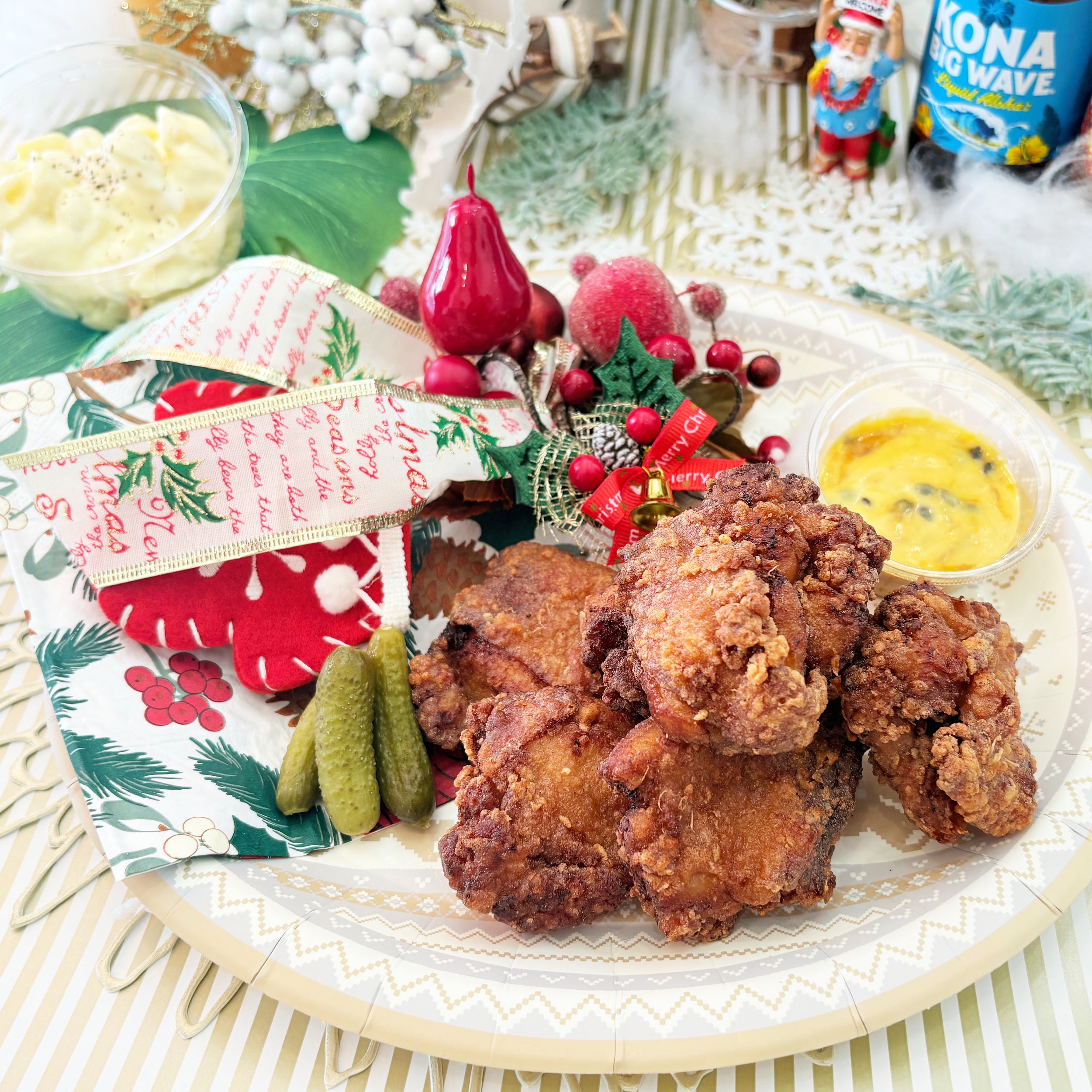 MINOAKA クリスマス限定モチコチキンBOX マカロニサラダ付き（2人向け）